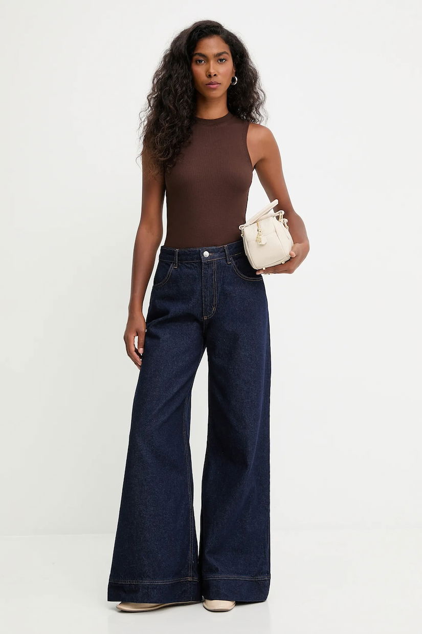 Answear.LAB jeansi culoarea albastru marin