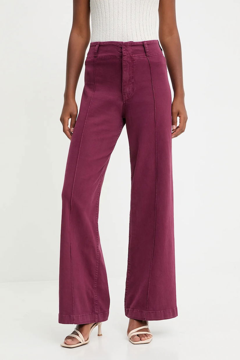 Answear.LAB jeansi culoarea bordo