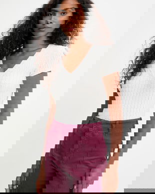 Answear.LAB bluza culoarea bej, neted