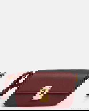 Trussardi geantă de piele culoarea negru, Z601E106075N