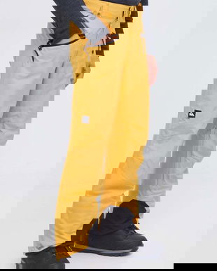 Quiksilver pantaloni Boundry barbati, culoarea galben