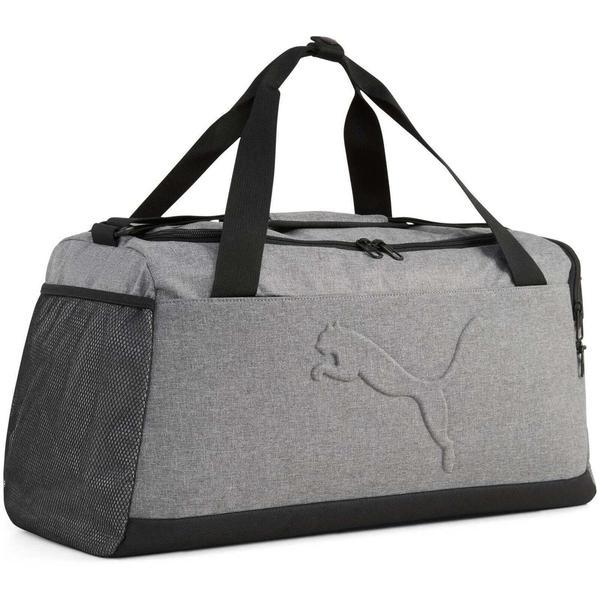 Geanta unisex Puma Buzz Heather Small Sports Bag Mediu 35L 09137801, Marime universala, Gri