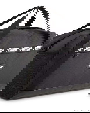 Geanta unisex Puma Phase Tape Small Sports Bag Bl 22L 09116801, Marime universala, Negru