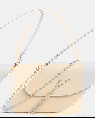 Valentino Bags poșetă culoarea bej, VBS1IJ04