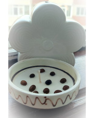 Lumanare in vas ceramic traditional