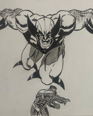 Tablou  - Wolverine & Colossus