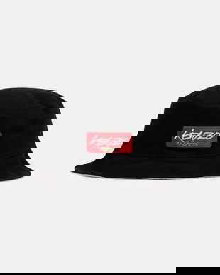 Kenzo pălărie reversibila din bumbac culoarea negru, FF68AC304F44