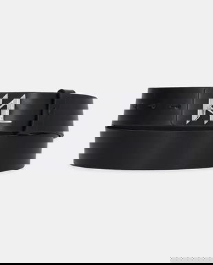 Karl Lagerfeld curea de piele culoarea negru, 554436.815300