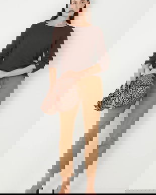 Medicine pantaloni culoarea negru, fason chinos, medium waist