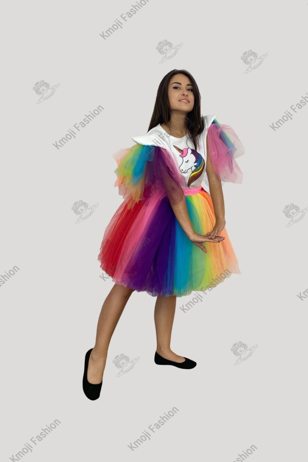 Costum Unicorn Multicolor Adult