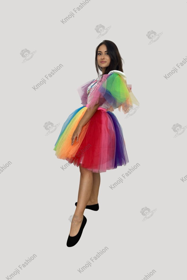 Costum Unicorn Multicolor Adult