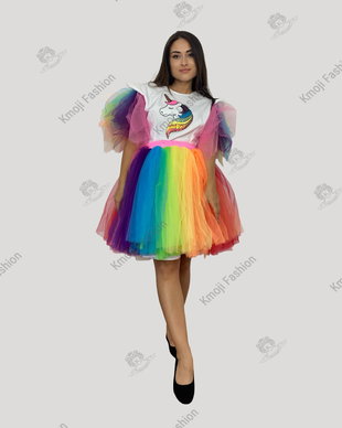 Costum Unicorn Multicolor Adult