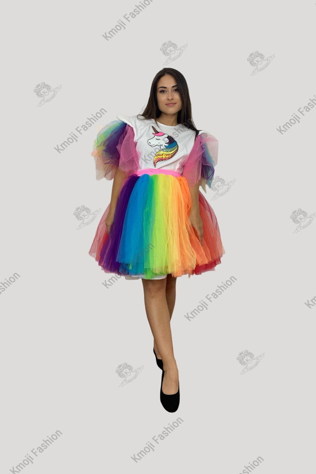 Costum Unicorn Multicolor Adult
