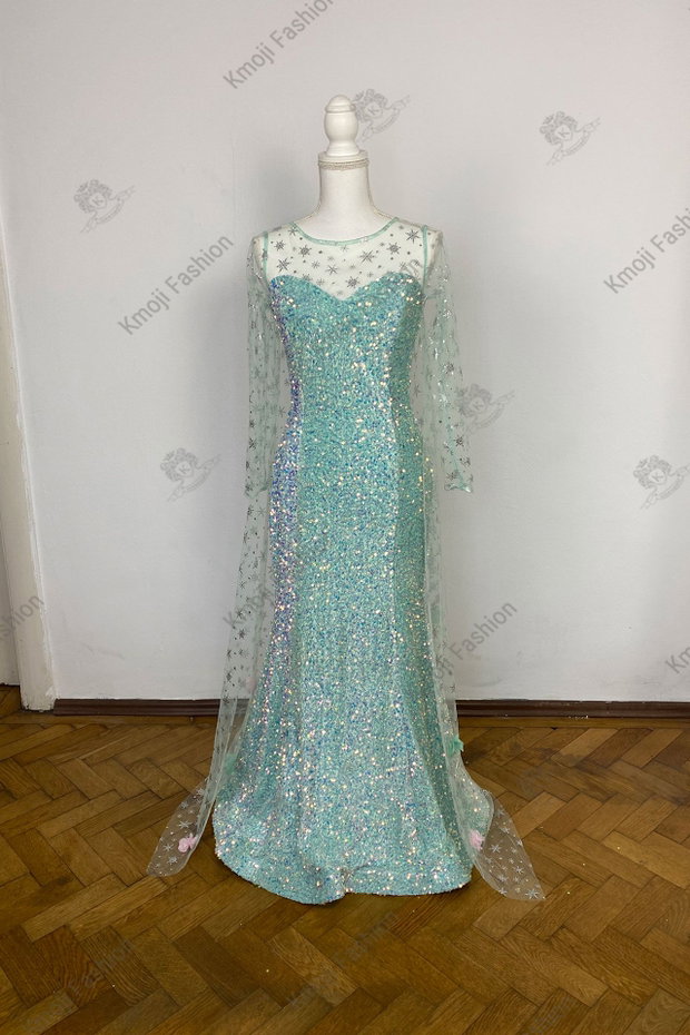 Rochie Elsa Frozen Fever Lux Adult