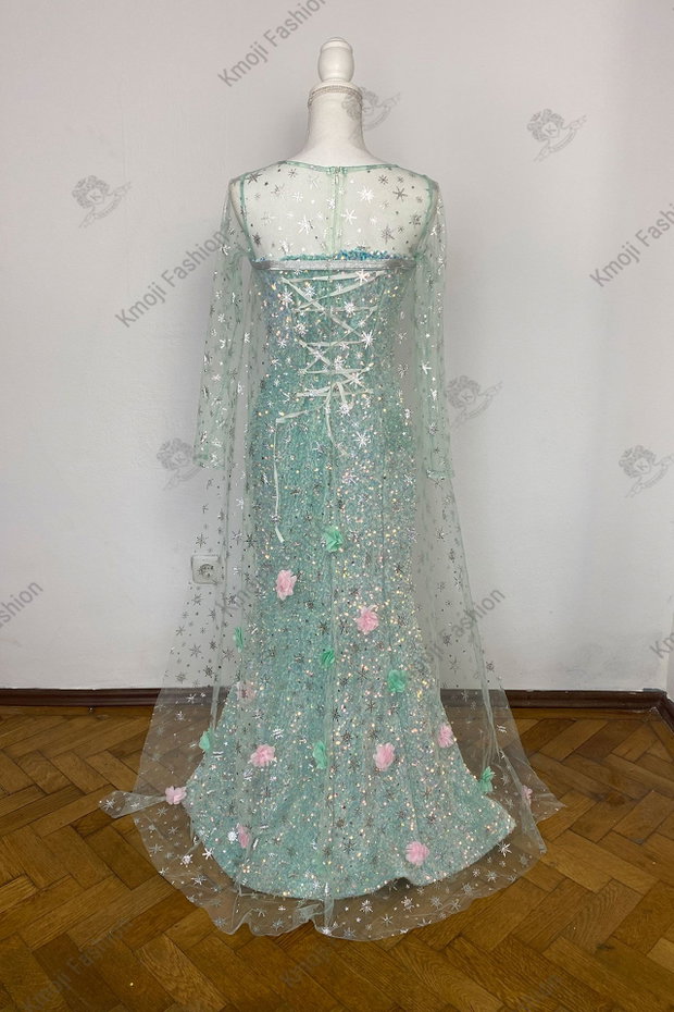 Rochie Elsa Frozen Fever Lux Adult
