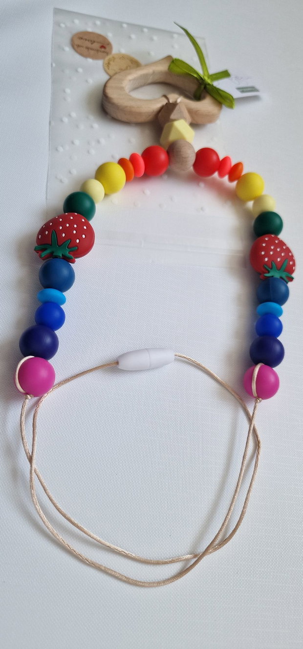 Colier pentru alăptare dentiție și babywearing