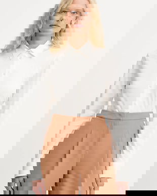 BOSS cămașă din bumbac culoarea alb, cu guler clasic, regular, 50543691