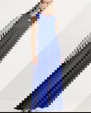 adidas rochie House of Tiro maxi, evazați, JW6819