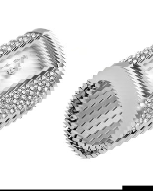 Michael Kors DARRINGTON - RING WATCH femei, culoarea argintiu, MK4884