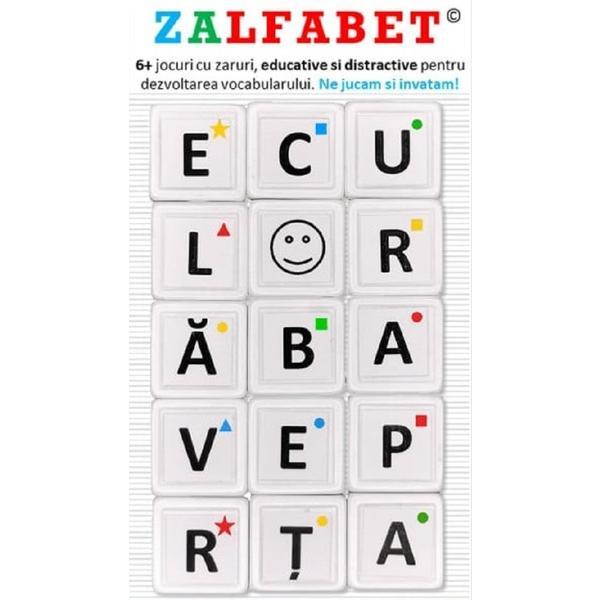 Joc educativ cu zaruri: Zalfabet