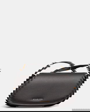 MICHAEL Michael Kors geantă de piele culoarea verde, 32S5GL0C1L