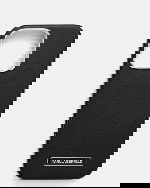 Karl Lagerfeld husă pentru telefon iPhone 16 Pro 6.3" culoarea negru, KLHMP16LPGMSRPK