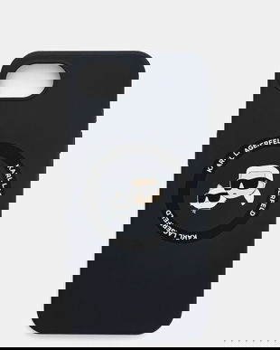 Karl Lagerfeld husă pentru telefon iPhone 16e culoarea negru, KLHMPSE4SKCHTCK