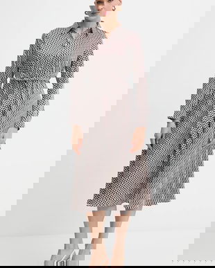 Marella rochie Emme by Marella culoarea bordo, midi, evazați, 2525226101200