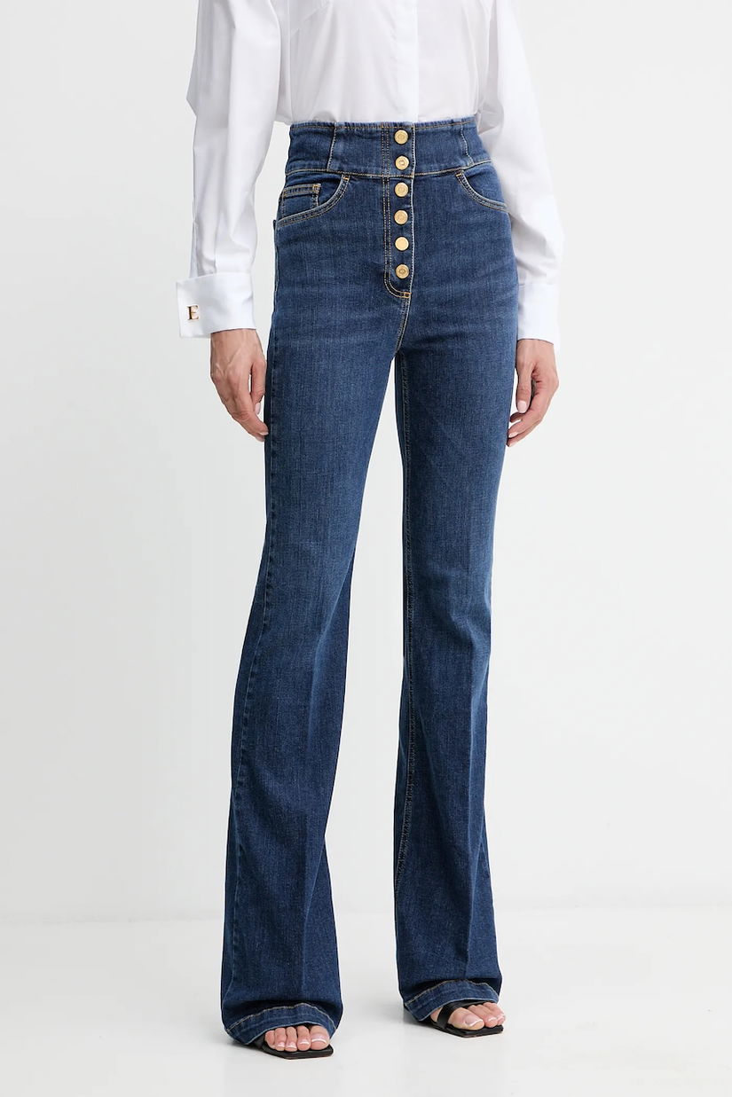 Elisabetta Franchi jeans high waist, PJ03D56E2