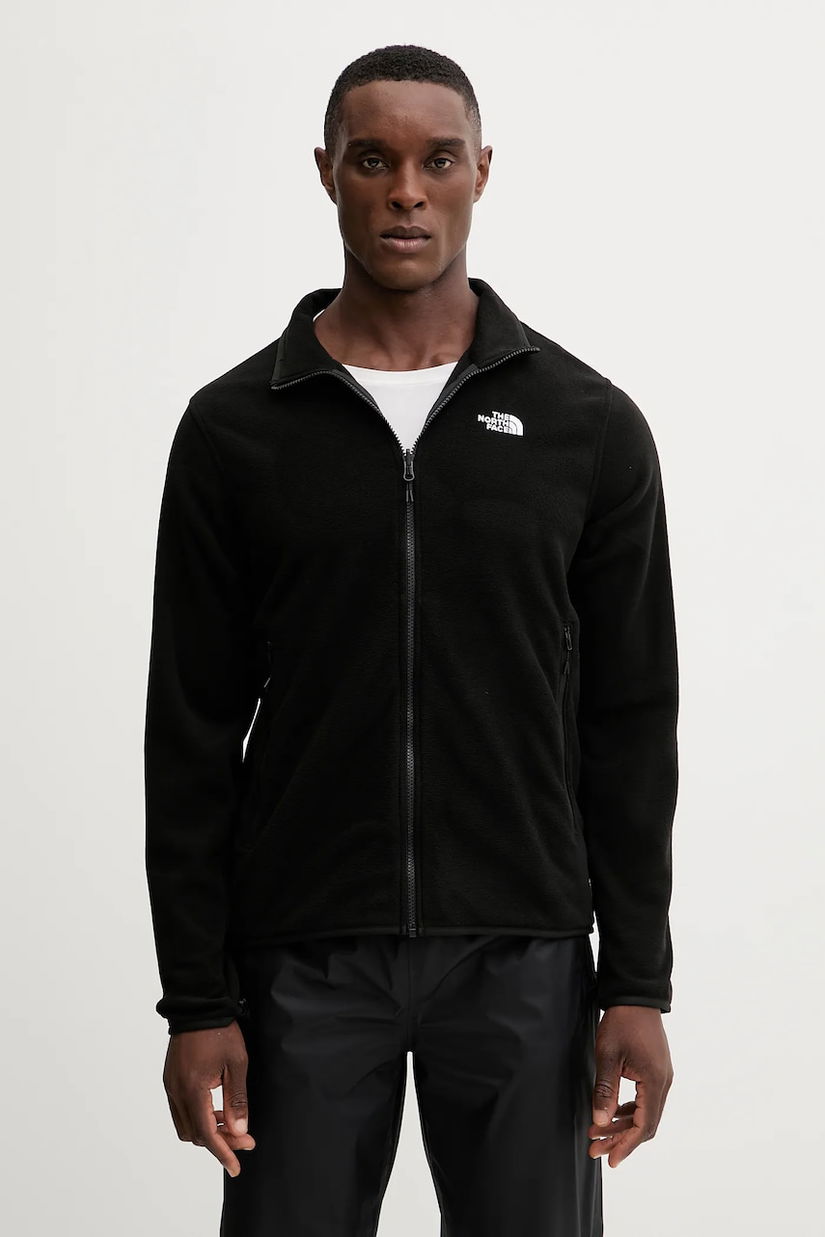 The North Face hanorac fleece culoarea negru, uni, NF0A8D0RJK31