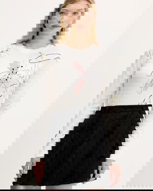 Desigual pulover ARTY culoarea bej, light, 25WWJF33