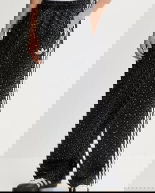 adidas Originals pantaloni de trening culoarea gri, cu imprimeu, JV7582