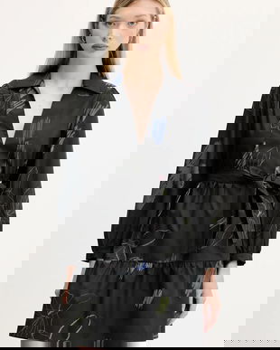 Desigual rochie din bumbac PISOS culoarea negru, mini, drept, 25WWVW06