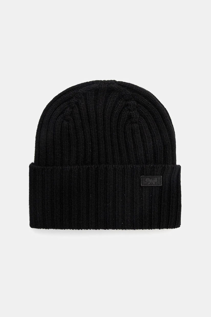 Weekend Max Mara căciulă de lână RITMO culoarea negru, 2525576035600