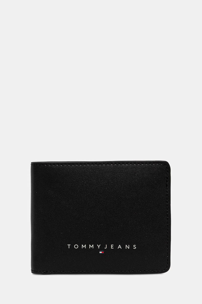 Tommy Jeans portofel culoarea negru, AM0AM13696