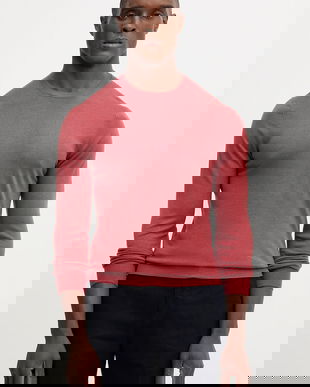 Hackett London pulover de lână culoarea portocaliu, light, HM7000006