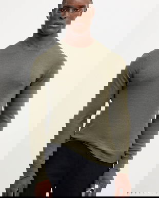 Hackett London pulover de lână culoarea verde, light, HM7000006