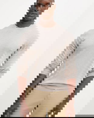 Hackett London pulover de lână culoarea bej, light, HM7000006