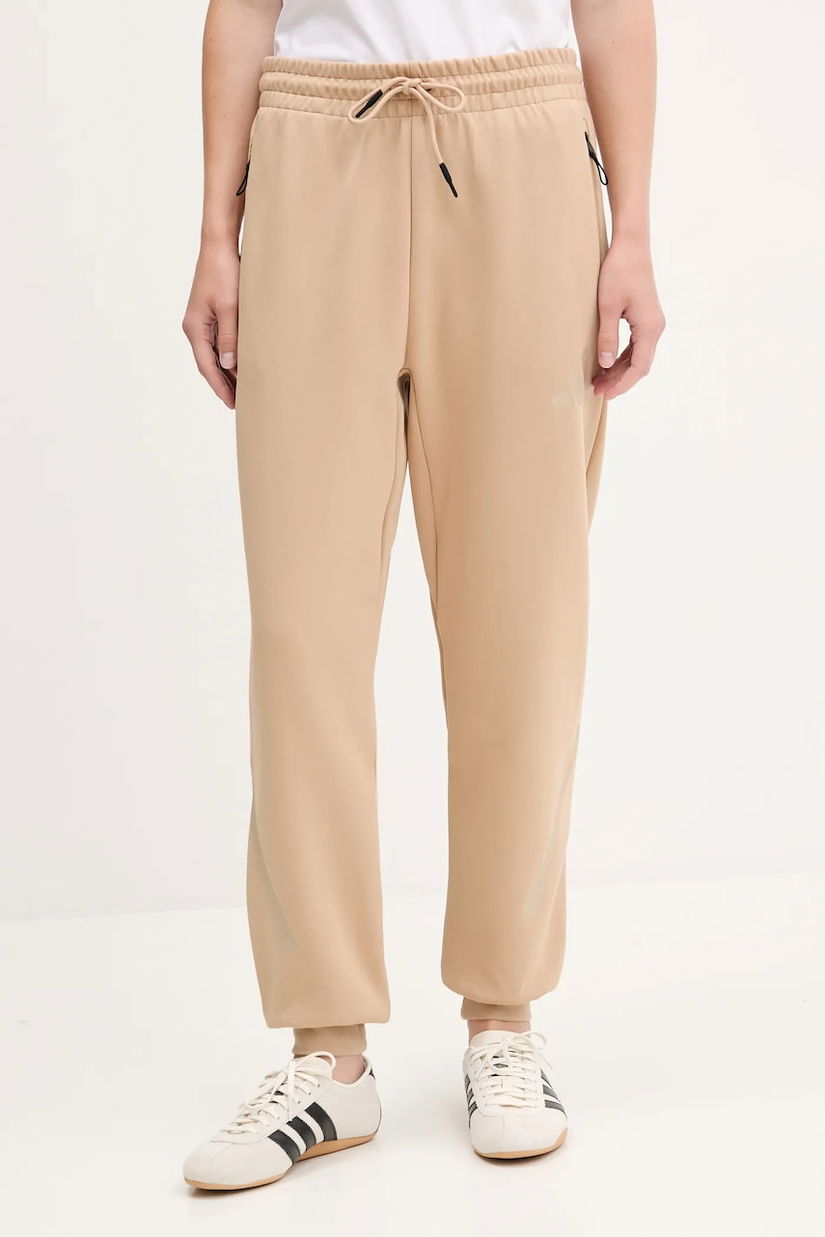 adidas pantaloni de trening x Z.N.E culoarea verde, cu imprimeu, JW7739
