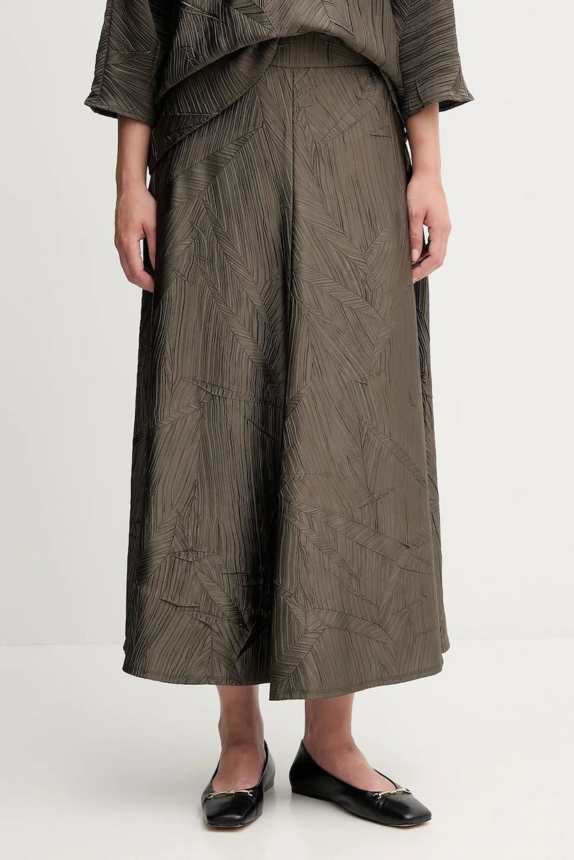 Joseph Ribkoff fustă culoarea verde, maxi, evazați, 253248