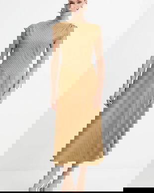 MAX&Co. rochie culoarea verde, midi, evazați, 2526226151200