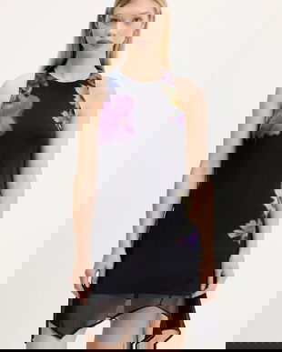 Desigual rochie NALA culoarea negru, mini, evazați, 25WWVW30