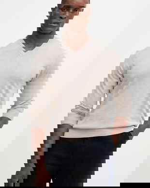 Hackett London pulover de lână culoarea bej, light, HM7000001