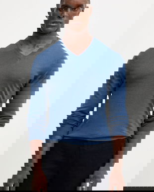 Hackett London pulover de lână culoarea bleumarin, light, HM7000001