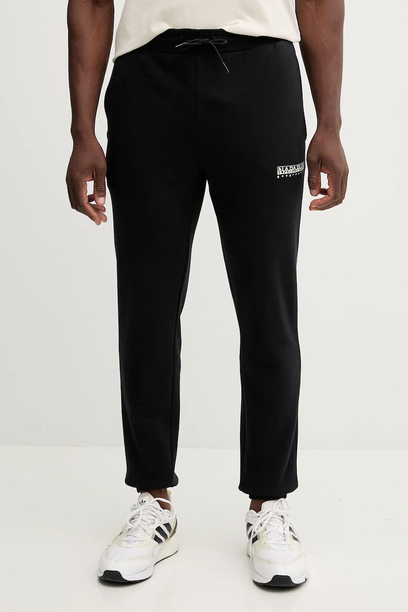 Napapijri pantaloni de trening M-Gori culoarea negru, uni, NP0A88UH9411