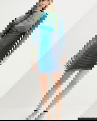 Desigual rochie SHIRA mini, mulată, 25WWVK43