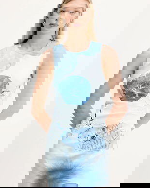 Desigual rochie FOTOAZUL mini, mulată, 25WWVW31