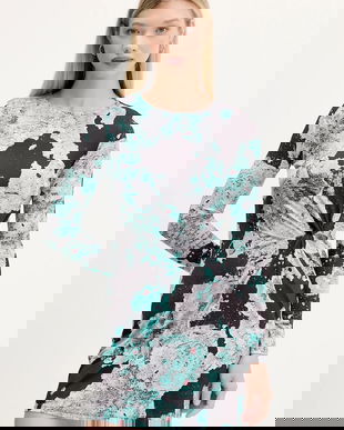 Desigual rochie WALL LACROIX culoarea negru, mini, evazați, 25WWVK09