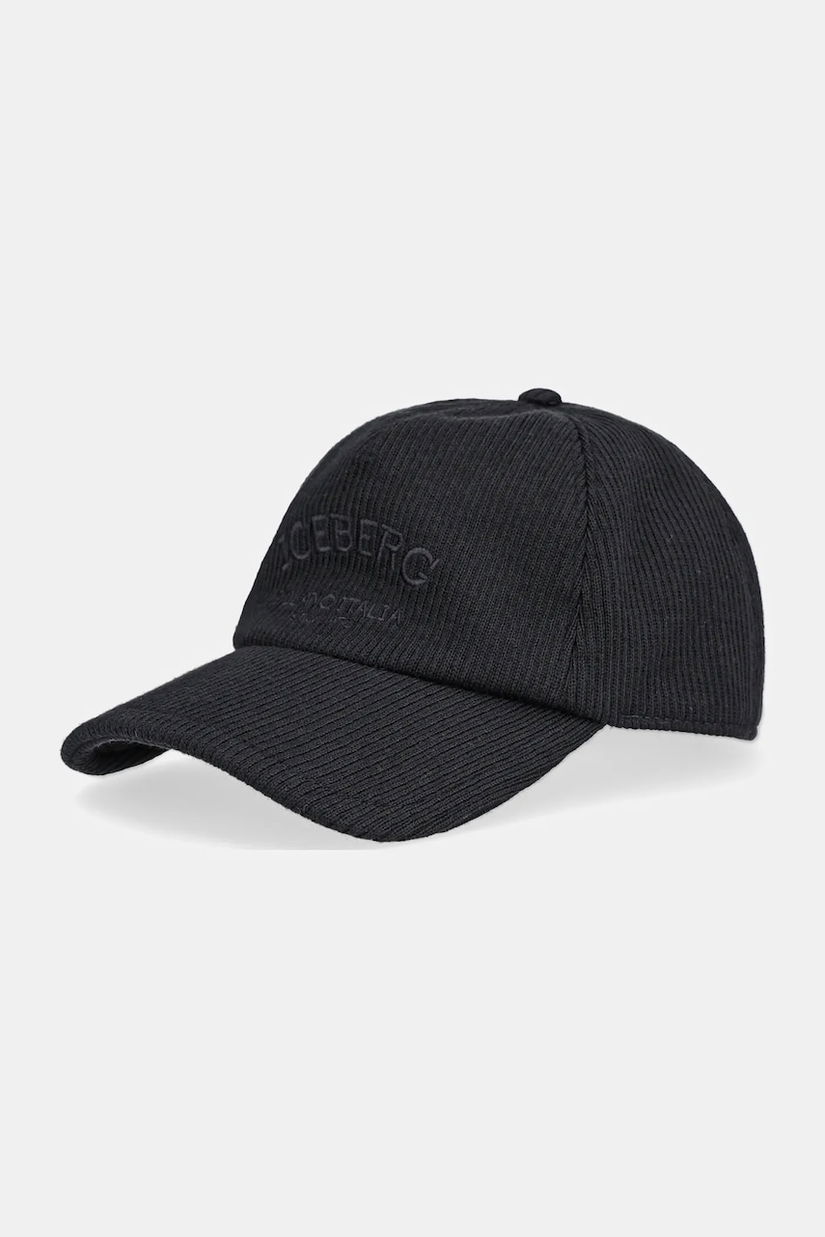 Iceberg șapcă căptușită cu lână culoarea negru, 7102 6962