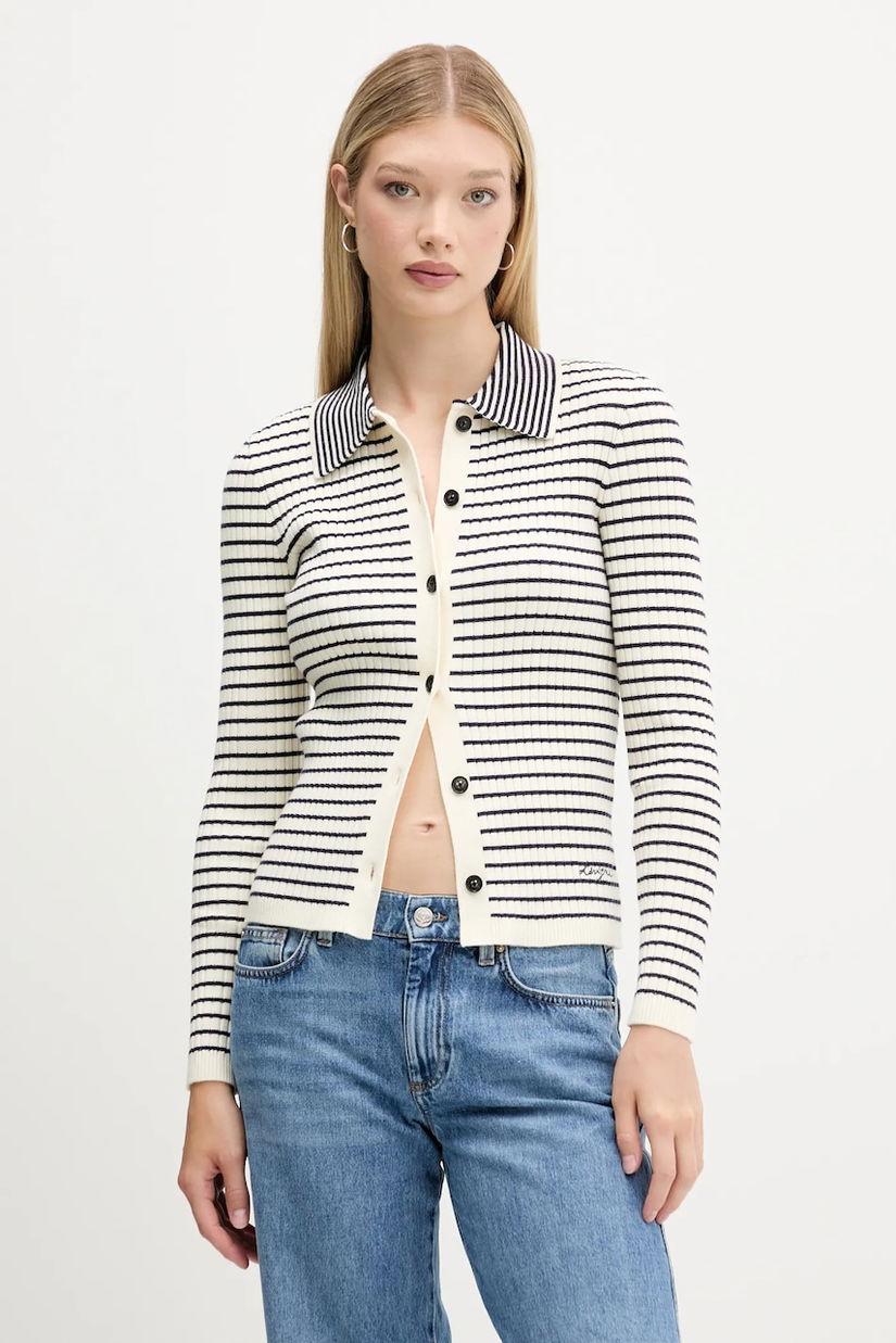 Desigual cardigan SITKA culoarea bej, 25WWJF19